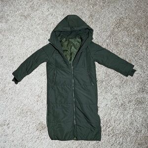 Kids Green Hooded Jacket